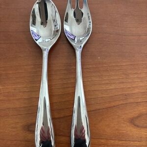 Dansk Torun Silverplate Baby/Children's Fork and Spoon